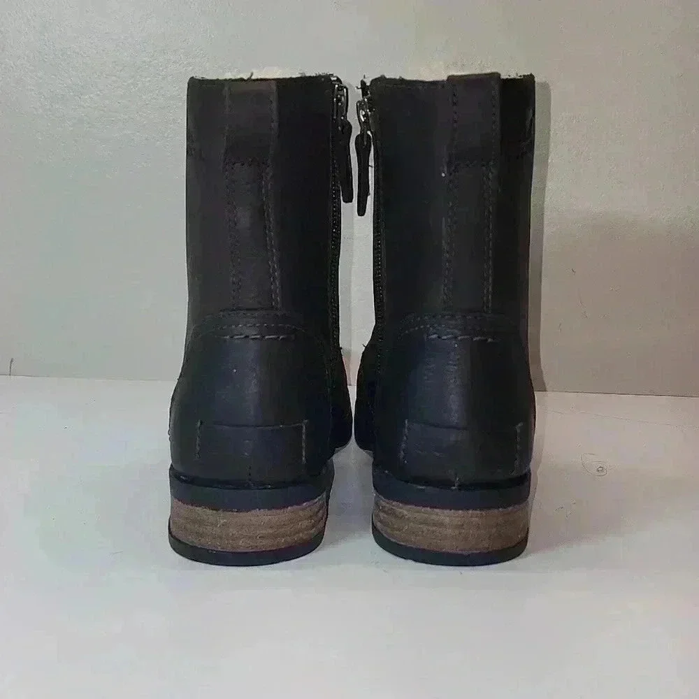 Sorel Emelie Short Lace Cozy Leather Boots